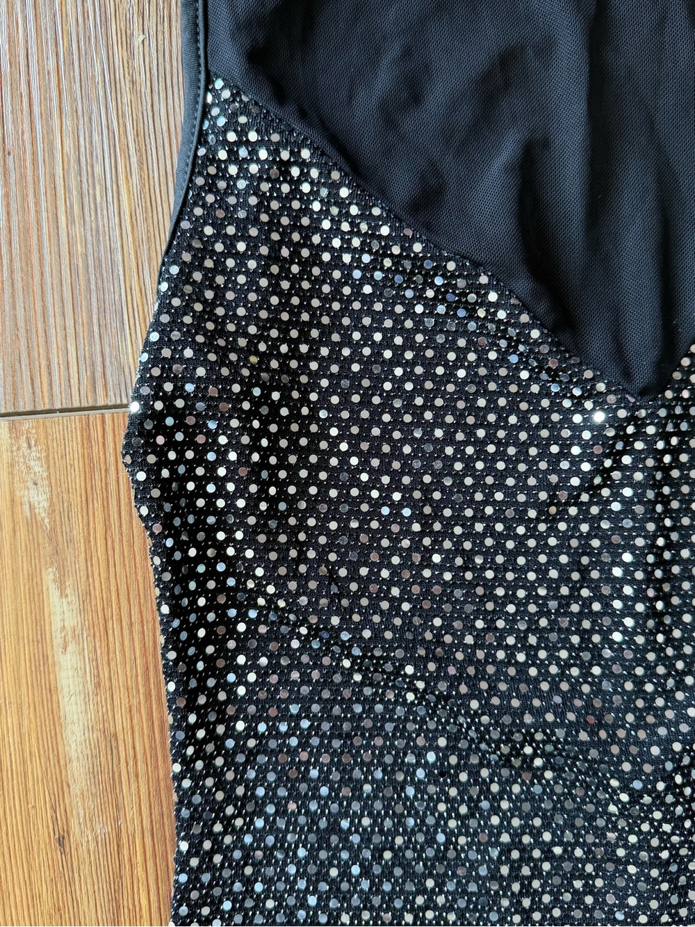 SIXDEG91 Black Mesh Top with Tag